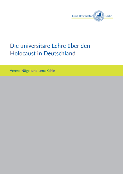 Studie "Lehre über den Holocaust in Deutschland"