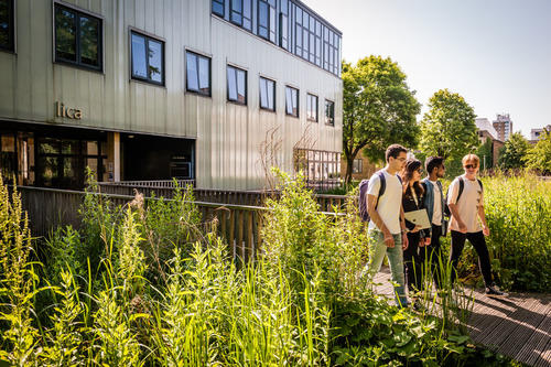 Students at Lancaster University