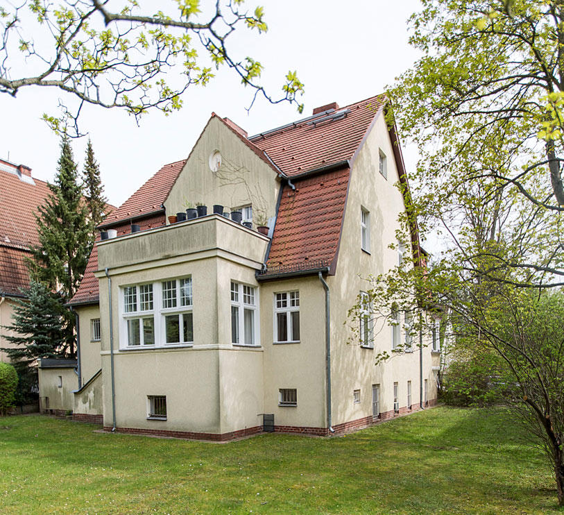 Rückseite des Gebäudes